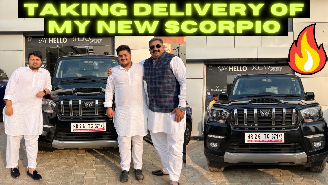 TAKING😍DELIVERY🔥OF MY NEW SCORPIO CLASSIC S11 | ANKUR MALIK