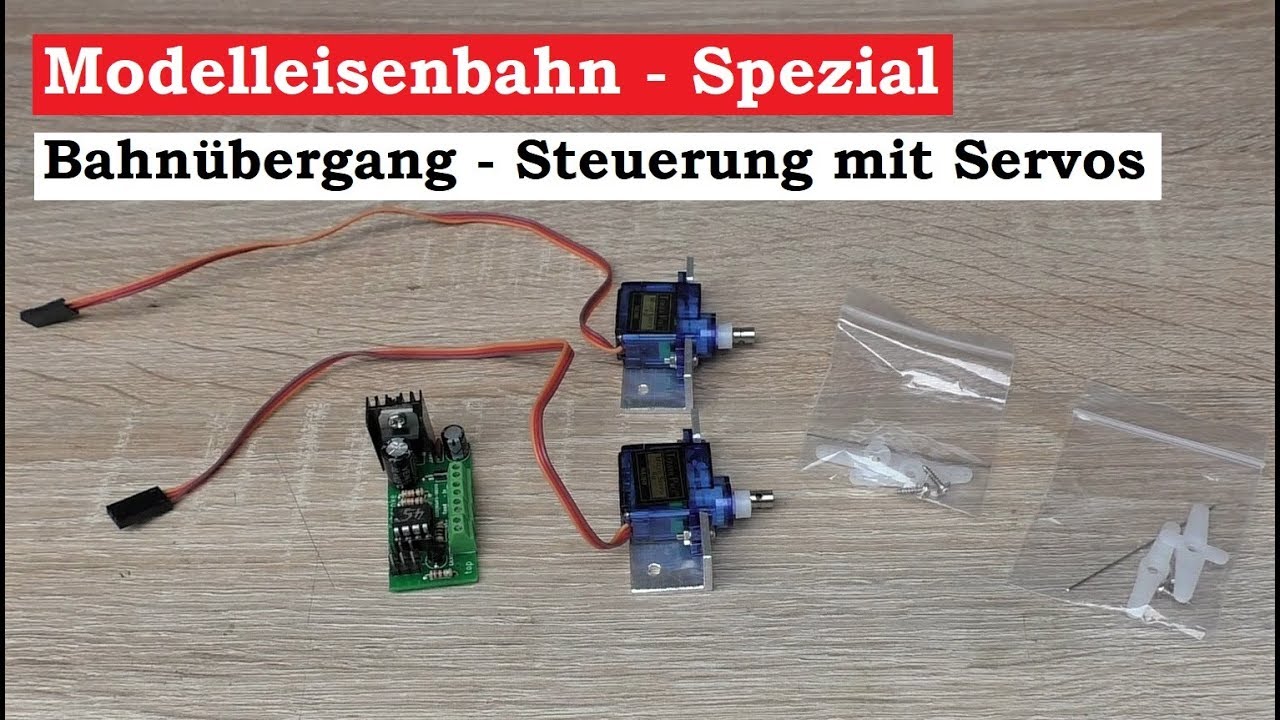Modellbahn Spezial - Bahnübergang Steuerung mit Servo - Spur N / 1:160 - Tutorial / DIY
