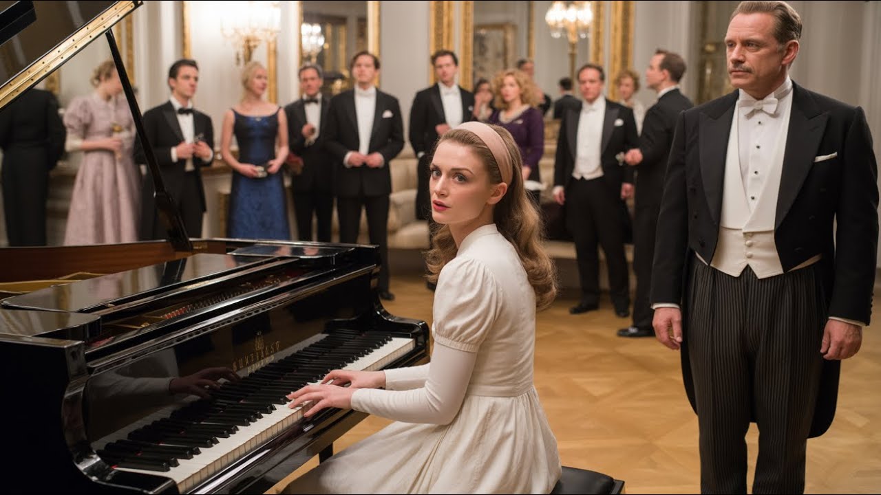 The Waitress Touched the Piano—Seconds Later, Every Elite Guest Was Shocked…