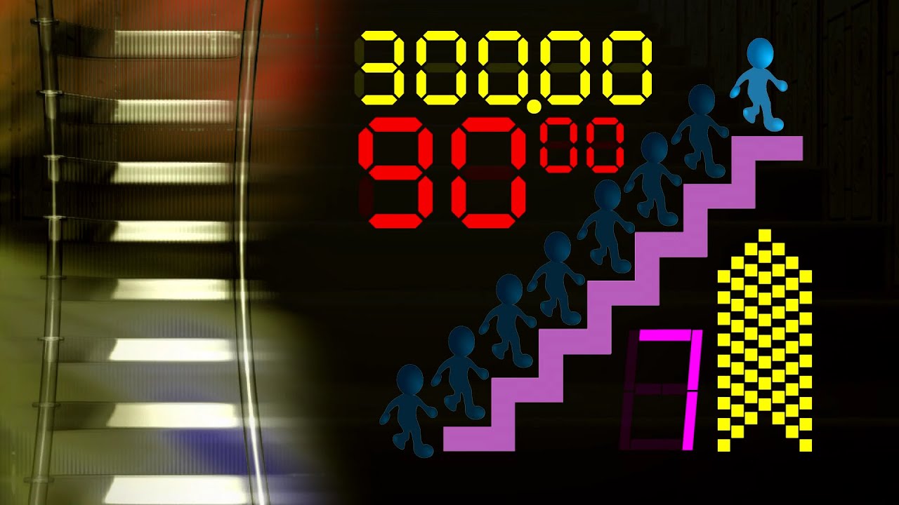 BCG 5 Minutes Countdown (LED Ladder Steps 8 Floors B-7th Floor) Unknown Theme Remix