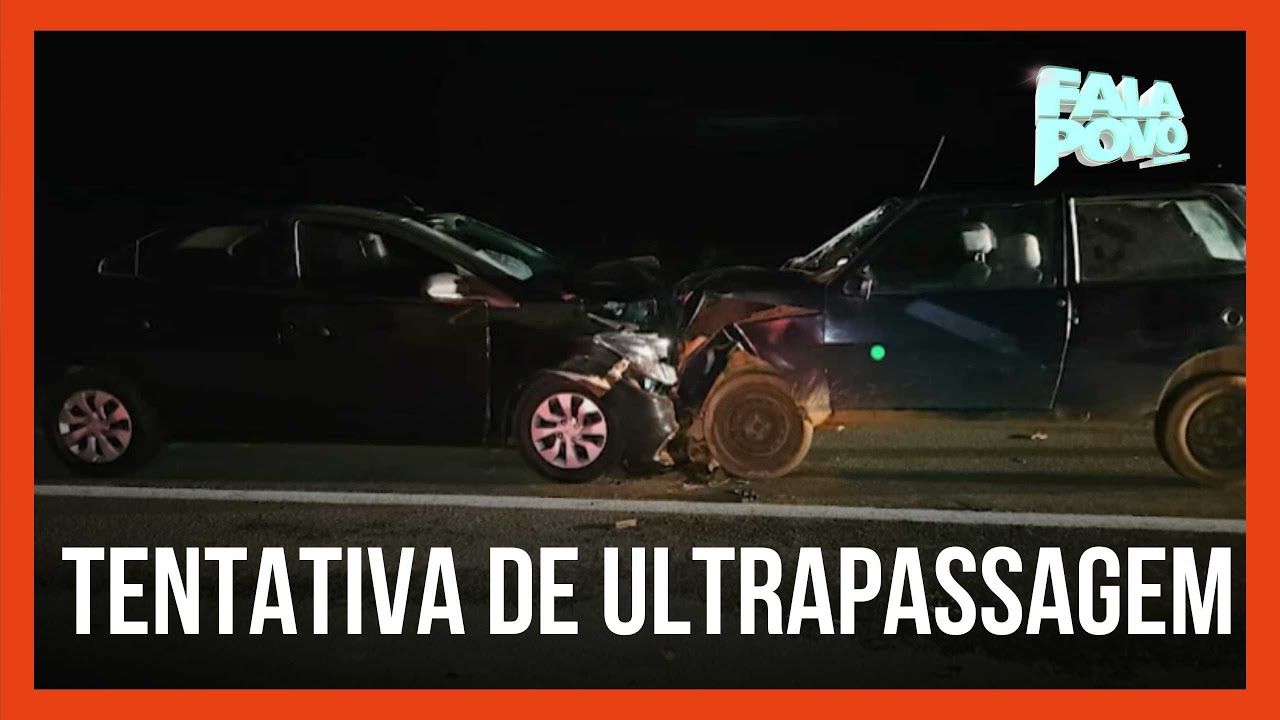 Colisão frontal entre carros na BR-146 deixa um ferido em Patos de Minas | Fala Povo
