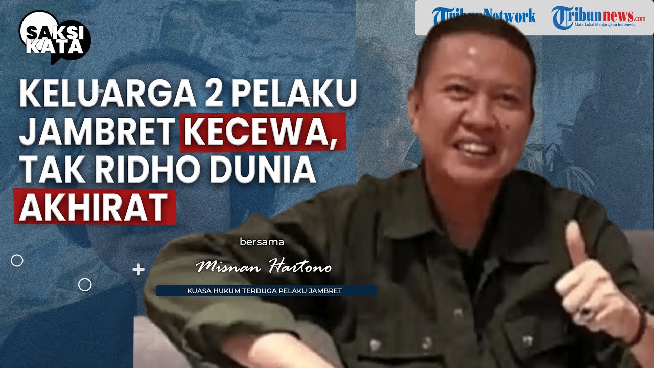 Pengacara Pelaku Jambret Blak-blakan Kecewa dengan Sikap Komisi III