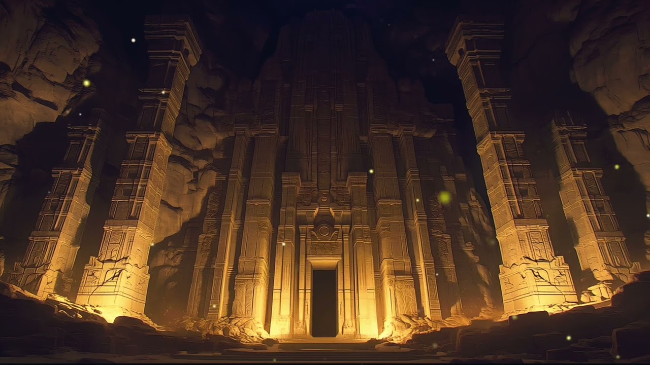 Ancient Earth Temple Ambience for Deep Focus | 1 Hour Grounded Study Atmosphere