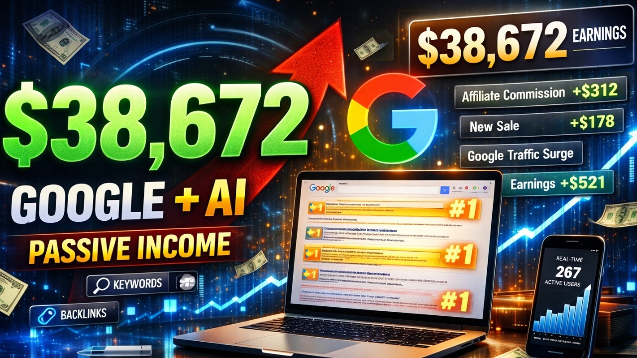 How I Made $38,672 With AI Affiliate Marketing Using Google!!