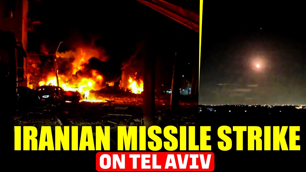 Iranian missile strike on Tel Aviv, one person killed | Iran-Israel war | Trump |Netanyahu |Khamenei