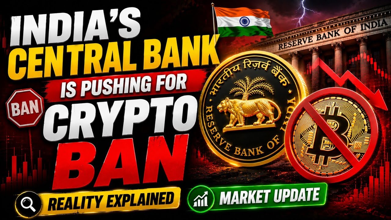 🛑 India's Central Bank is Pushing for Crypto Ban! | Reality Explained | Market Update | Bitcoin News