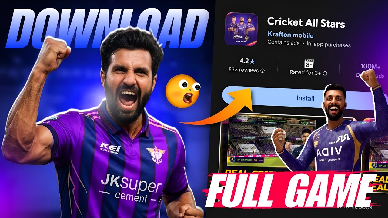 Cricket All Stars New Update🔥 | Full Version Download | Cricket All Stars 