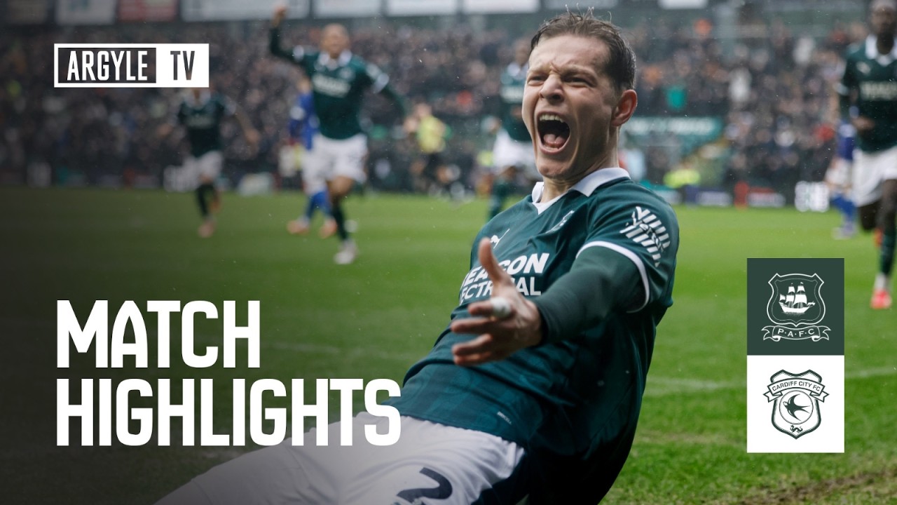Match Highlights | Argyle v Cardiff City