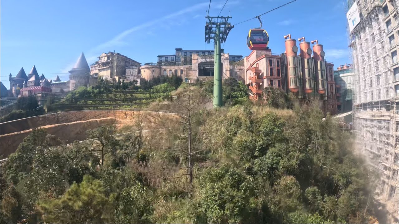 [건축시선] 다낭 바나힐 케이블카 입장 베트남 Da Nang Banahill Cable Car Entrance Vietnam Xe cáp treo Bana Hill tiến vào