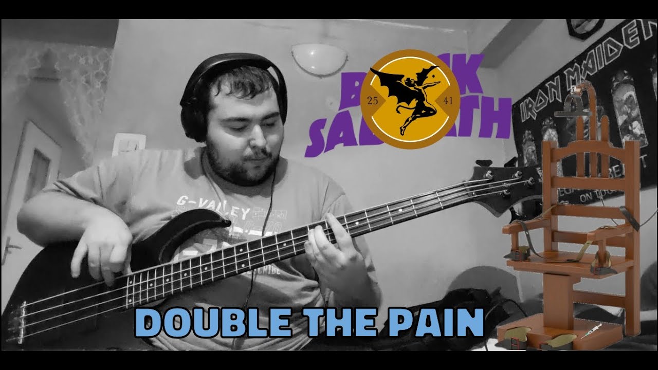 Black Sabbath (as Heaven & Hell) - Double the Pain (bass cover + tabs in description)