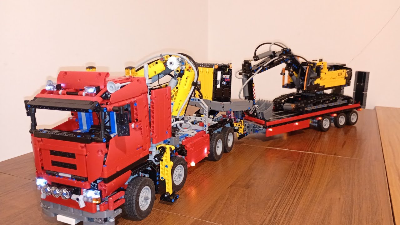LEGO technic 8258 crane truck moc
