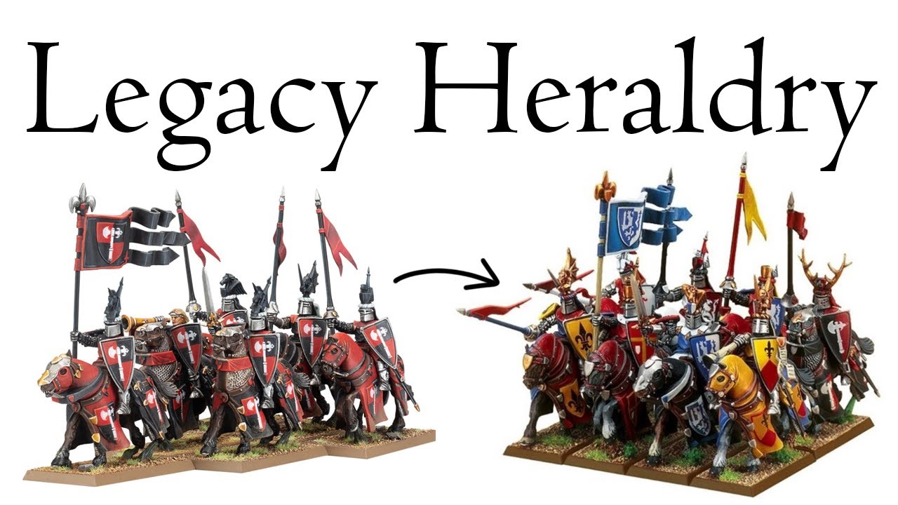 How To Paint Legacy Bretonnian Knights Heraldry For Warhammer, A Primer