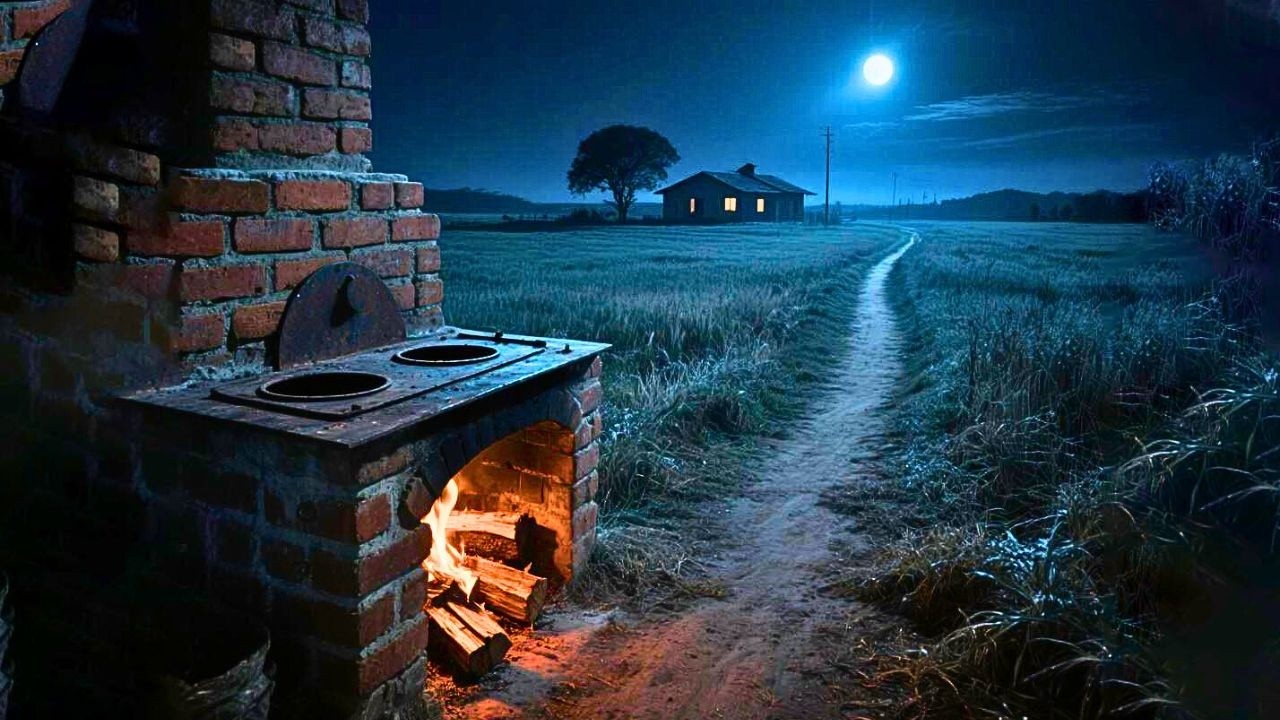 Ela Morava Sozinha no Sítio… Mas Toda Manhã o Fogão a Lenha Estava Aceso...