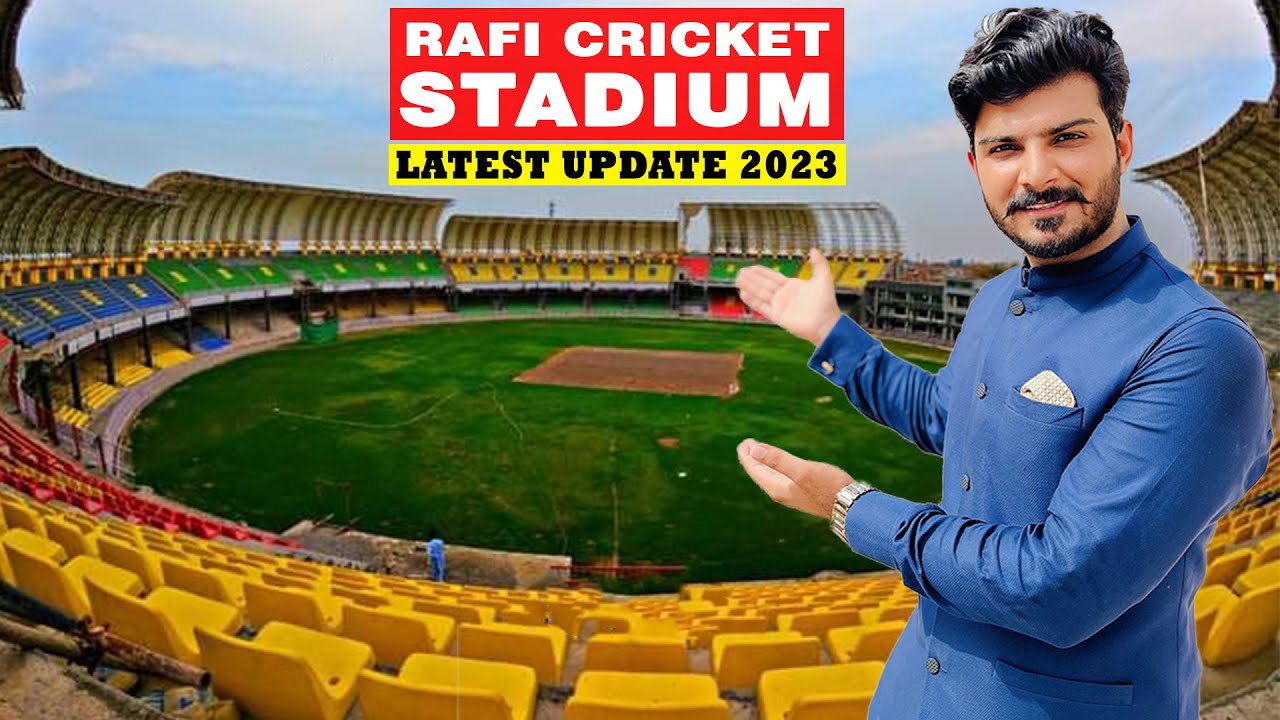 Rafi Cricket Stadium Latest Update 2023 Special || Drone Shot