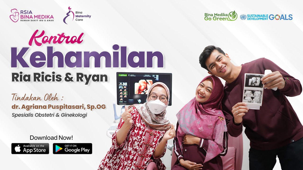 KONTROL KEHAMILAN RIA RICIS & RYAN