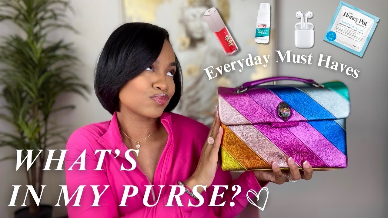What’s in my purse 🩷 Feminine Essentials | Kurt Geiger