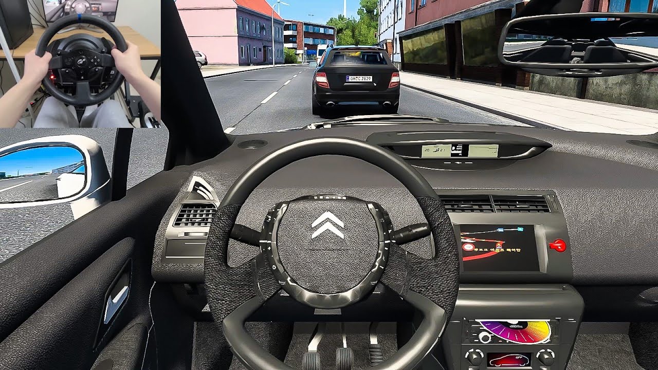 Euro Truck Simulator 2 - Citroen C4 Picasso 2007 [Steering Wheel Gameplay]