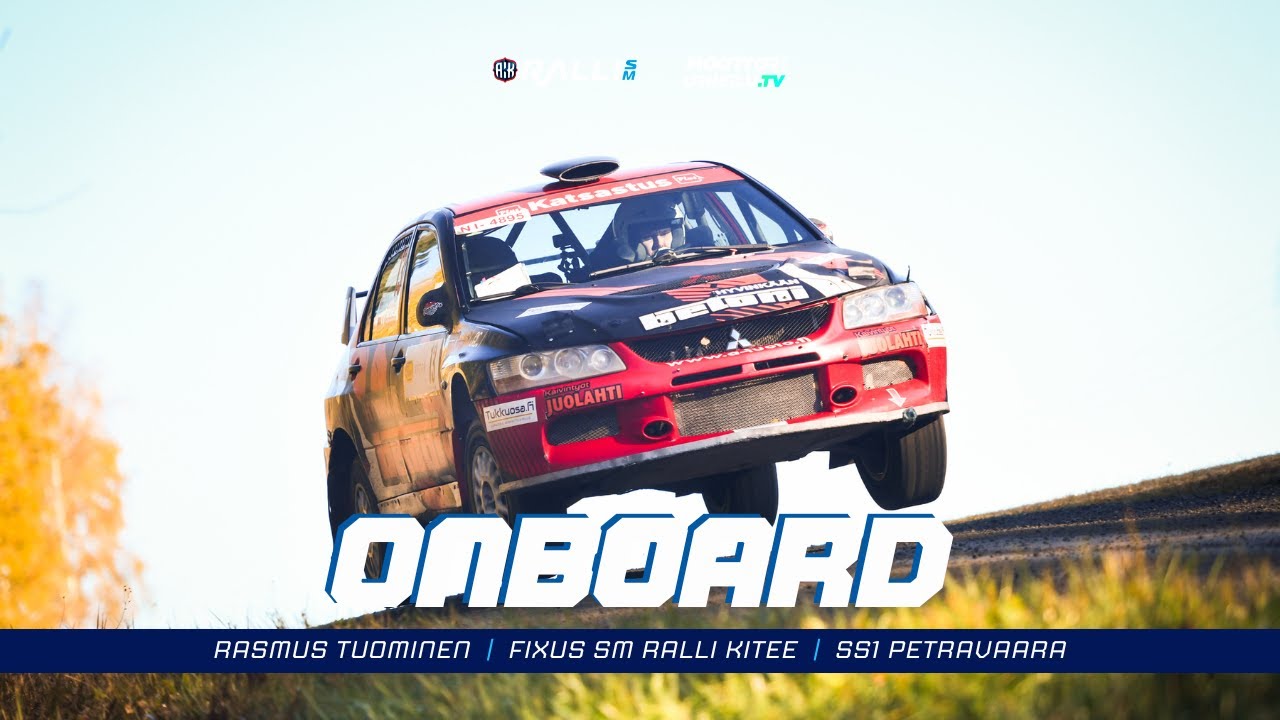 Ralli SM Onboards | Rasmus Tuominen | Fixus SM Ralli Kitee SS1