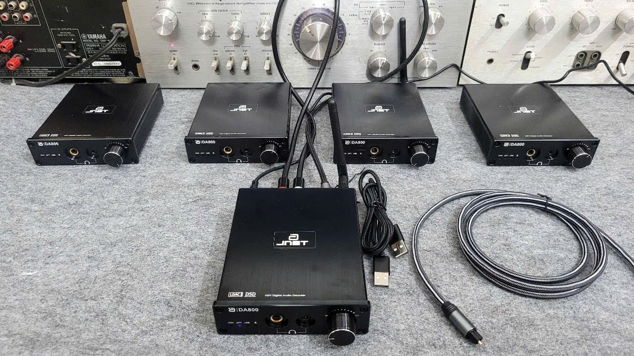 Về Hàng Đầu Giải Mã Âm Thanh 32Bit/384Khz/DSD256 | DAC Jnet DA800