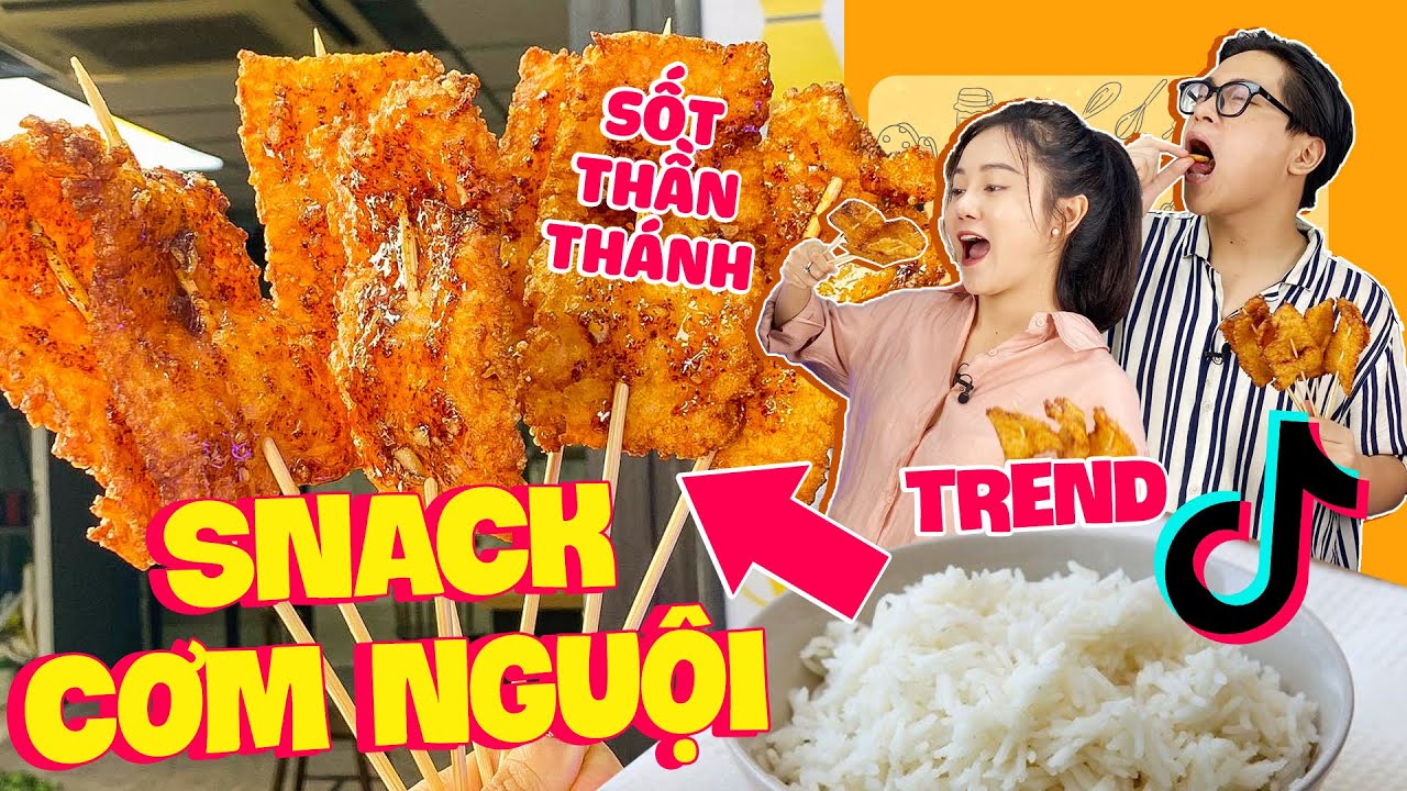 VBCHY đu trend TikTok - SNACK CƠM NGUỘI k&egrave;m sốt thần th&aacute;nh c&oacute; 1-0-2 ✨✨