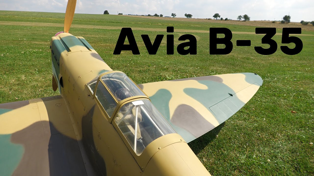 Avia B-35 | 2,5m scale RC airplane | 4K | Rokytnice 2023