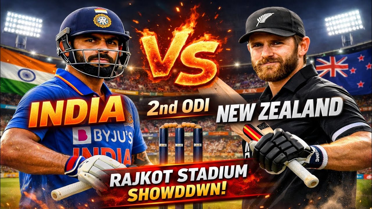 IND vs NZ 2nd odi match Rajkot Stadium Ind 3 loss Match Rajkot Stadium 