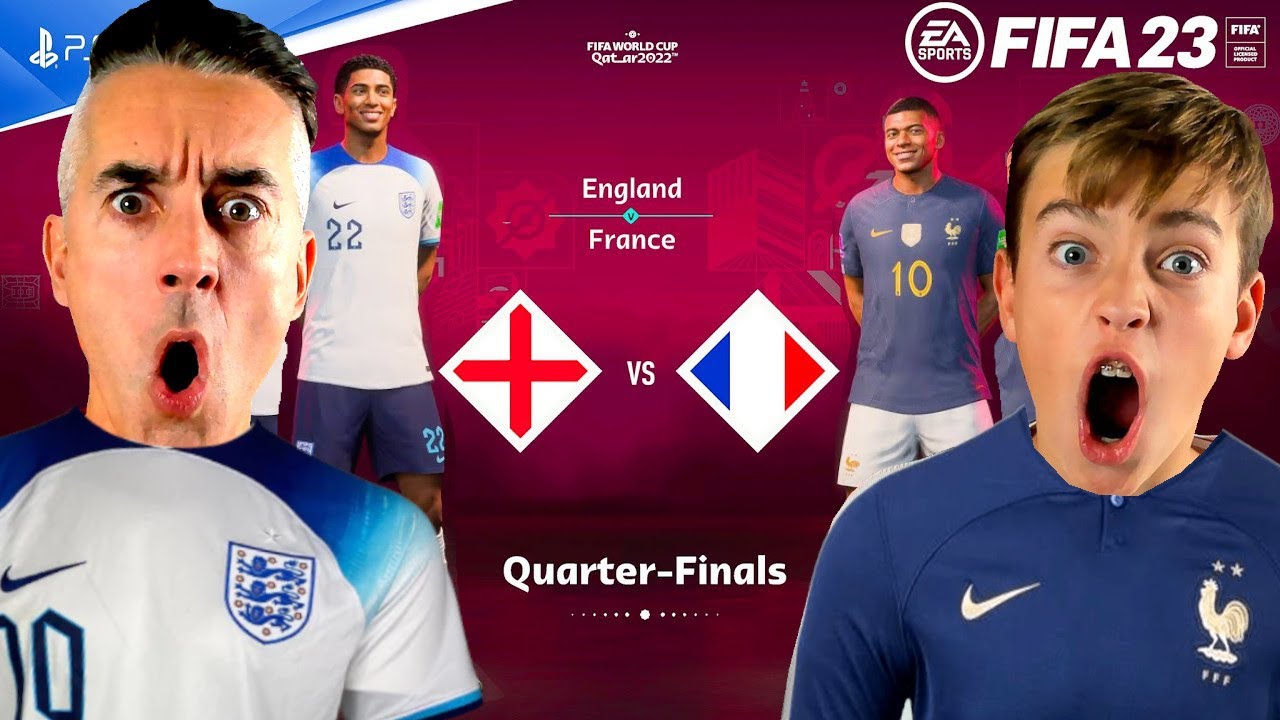 FRANCIA vs INGLATERRA MUNDIAL QATAR 2022   FIFA 23