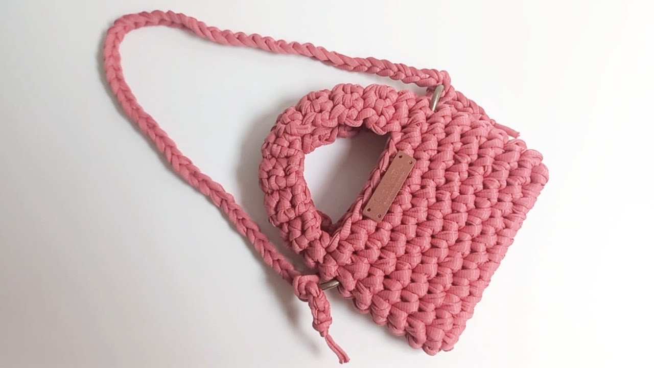 Bolsa Infantil de Crochê com Fio de Malha | ÓTIMA OPÇÃO PARA PRESENTEAR | Fácil e Econômica!