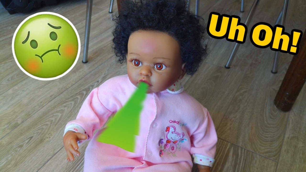 Reborn Child Is Sick And Throws Up Role Play