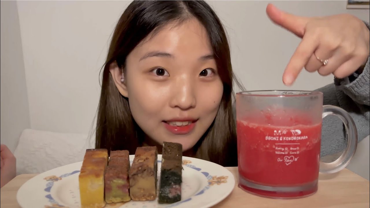 ASMR | 꾸덕꾸덕 달달이들 모아왔엉 완전 럭키비키잔앙!🍀 | 꾸덕바 MUKBANG | 이팅사운드 | 수박주스