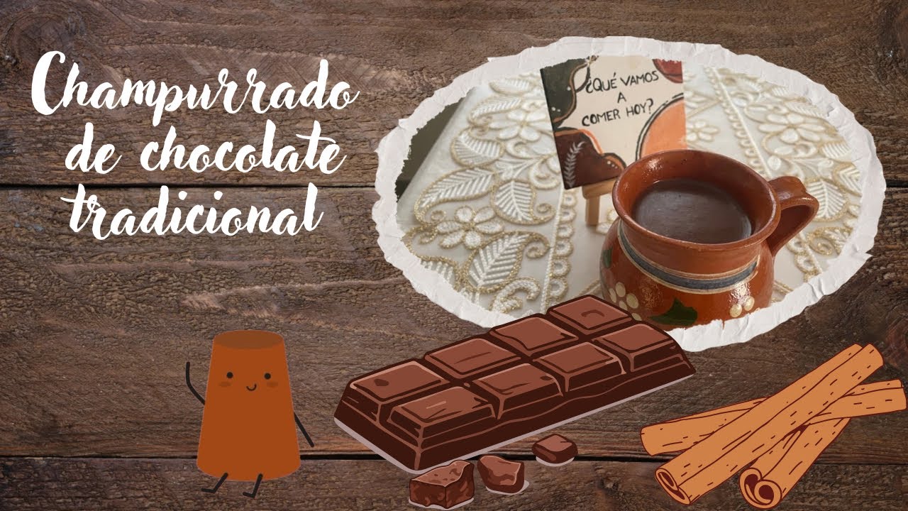 Champurrado de chocolate tradicional ☕️🍫