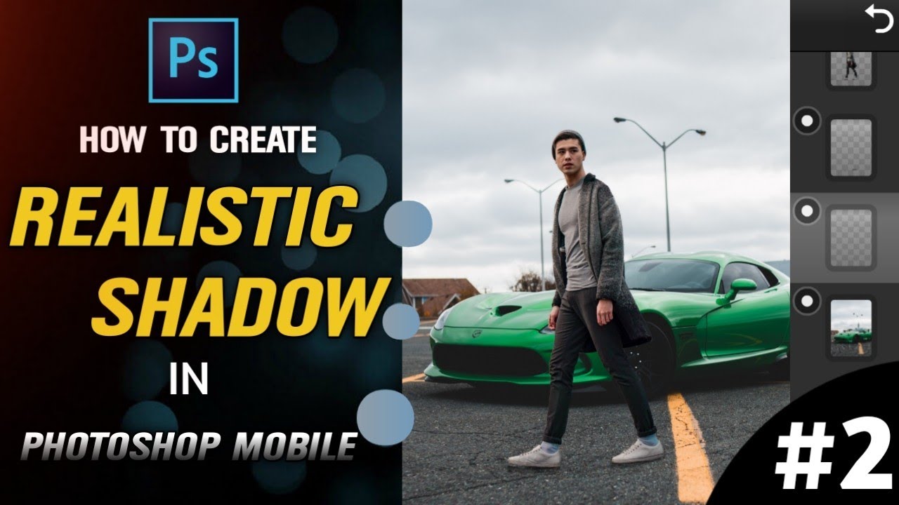 How To Manipulate & Create Realistic Shadow | In Ps Touch | Hindi Tutorial | Step by Step.