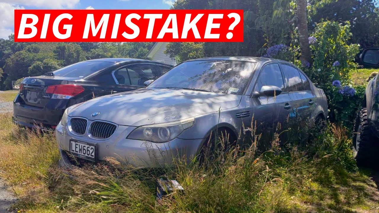 Купил в Новой Зеландии заброшенный BMW E60 M5 с двигателем V10. Насколько всё плохо?