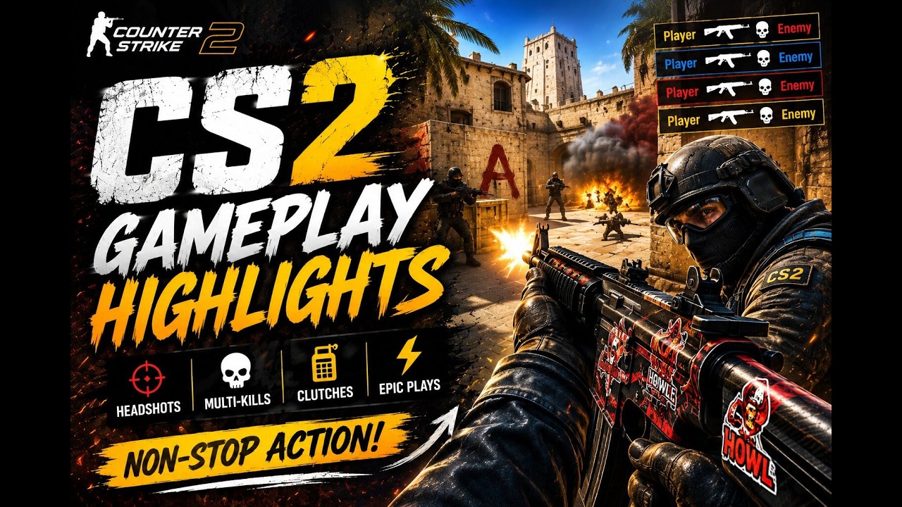 CS2 Gameplay Highlights 🔥 Insane Clutches, Headshots & Epic Moments | ChillKarMahavir