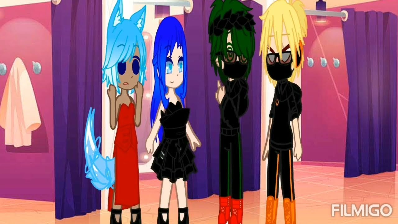 Me and my Overprotective Trillionaires gacha club Part 1 #gachalife #mha #mlb #bakanette #dekunette