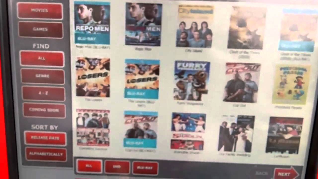 How To Rent A DVD From Redbox