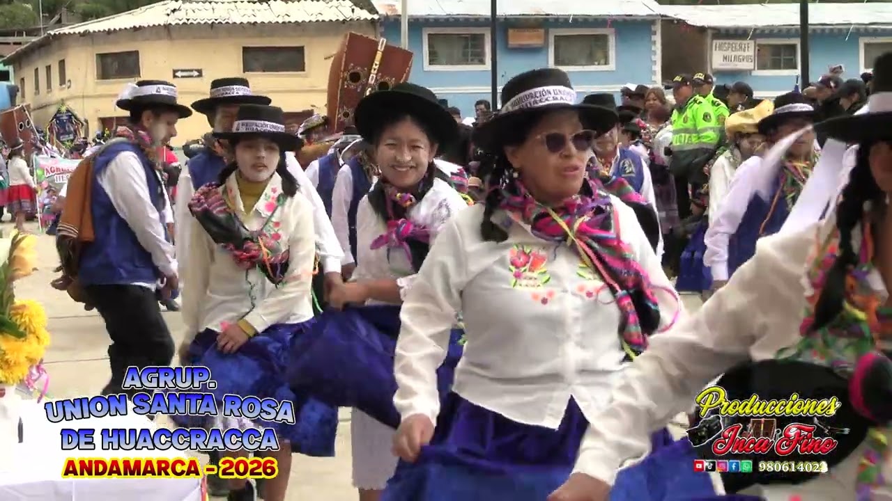 CARNAVAL ANDAMARQUINO 2026 AGRUP NUEVO CORAZON DE ANDAMARCA Y AGRUP UNION SANTA ROSA DE HUACCRACCA