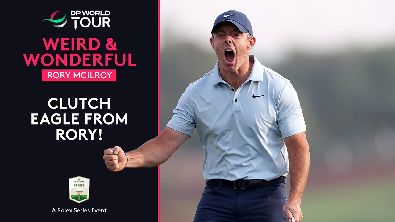 Rory McIlroy Eagles the 18th to Force Play-Off | 2025 DP World Tour Championship