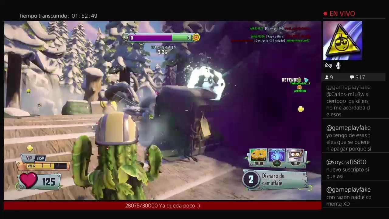 Directo nocturno de PVZ GW2 wazaaa