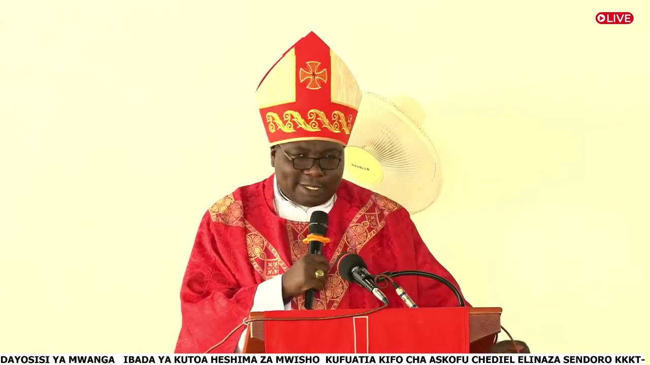 IBADA YA KUTOA HESHIMA ZA MWISHO  KUFUATIA KIFO CHA ASKOFU CHEDIEL ELINAZA SENDORO