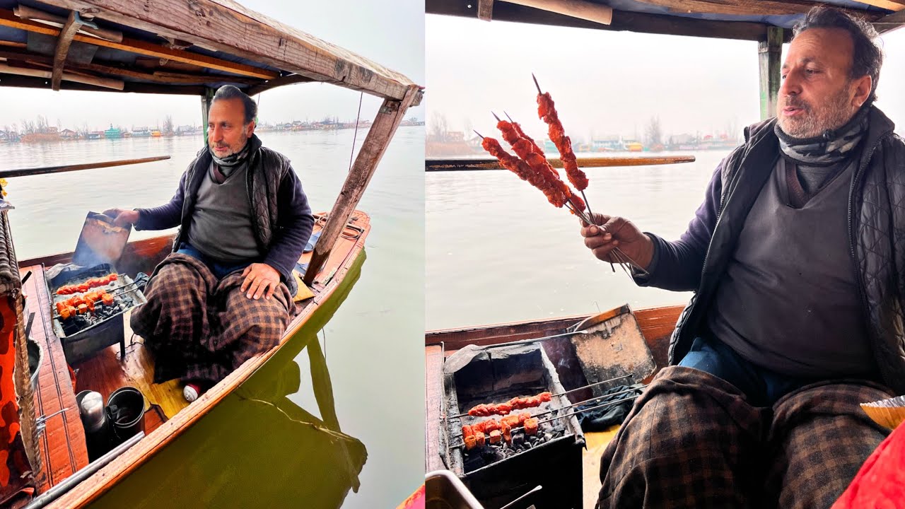 Floating Barbeque in Kashmir 😳😳 दुनिया की सबसे आधुनिक Boat 😱😱
