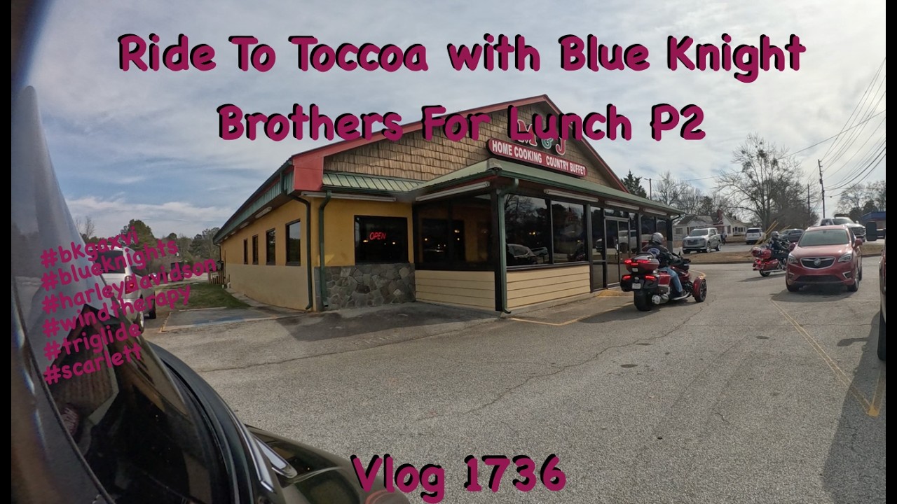 Ride to Toccoa with Blue Knight Brothers For Lunch P2