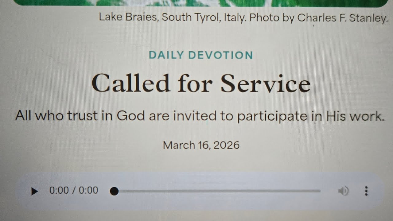 3.16.2025 Daily Devotional 