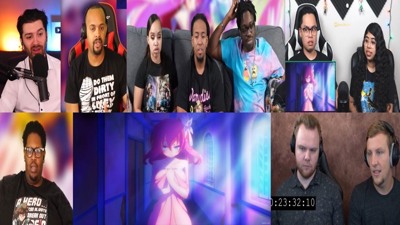 NO GAME NO LIFE EPISODE 1 REACTION MASHUP!!