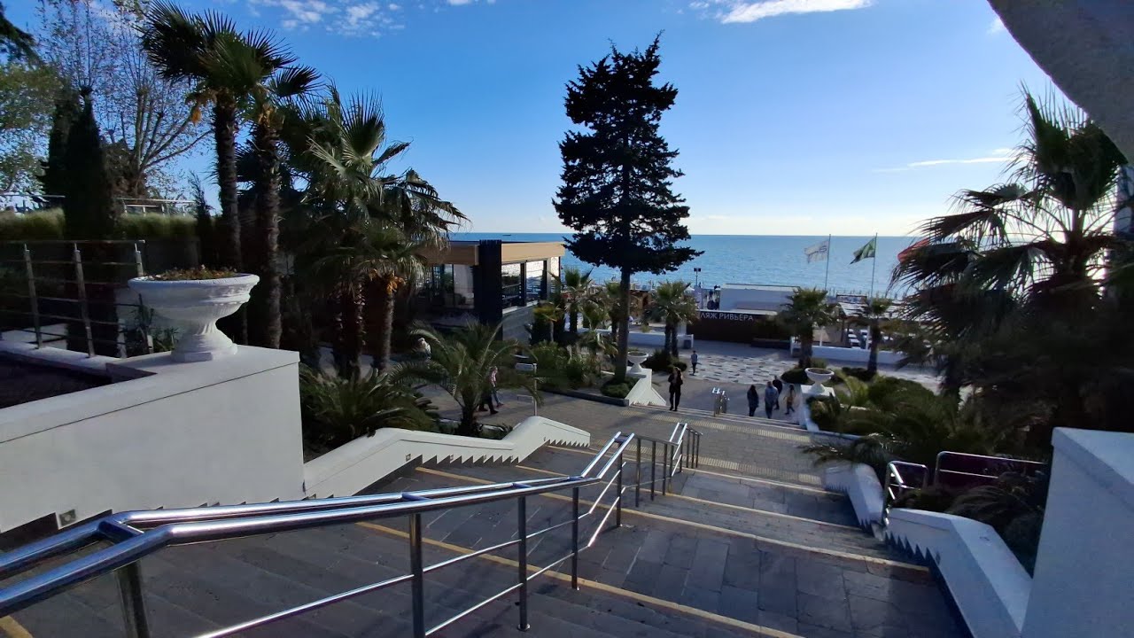 Парк и пляж Ривьера,Сочи,Чёрное море,Краснодарский край,Россия🇷🇺 Riviera,Sochi,Russia🇷🇺