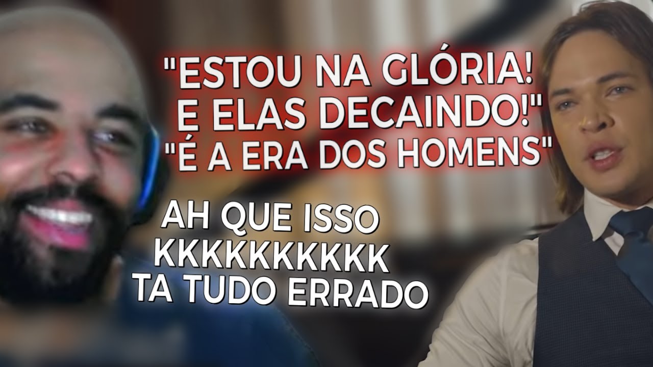 VINICIN REAGE: AULA DE REDPILL E ASCENSÃO M4SCULlNA (THIAGO FINCH) | Cortes do Lil Vinicinho