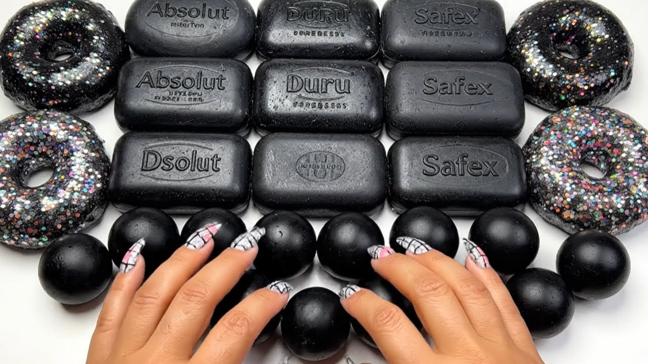 Guess the Color ASMR 🌈 Soap Boxes with Colored Foam, Clay Cracking & Soap Cube Cutting