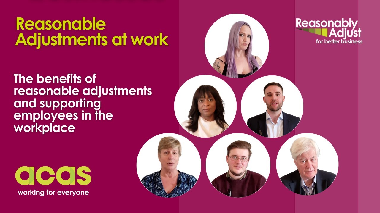 Reasonable adjustments at work