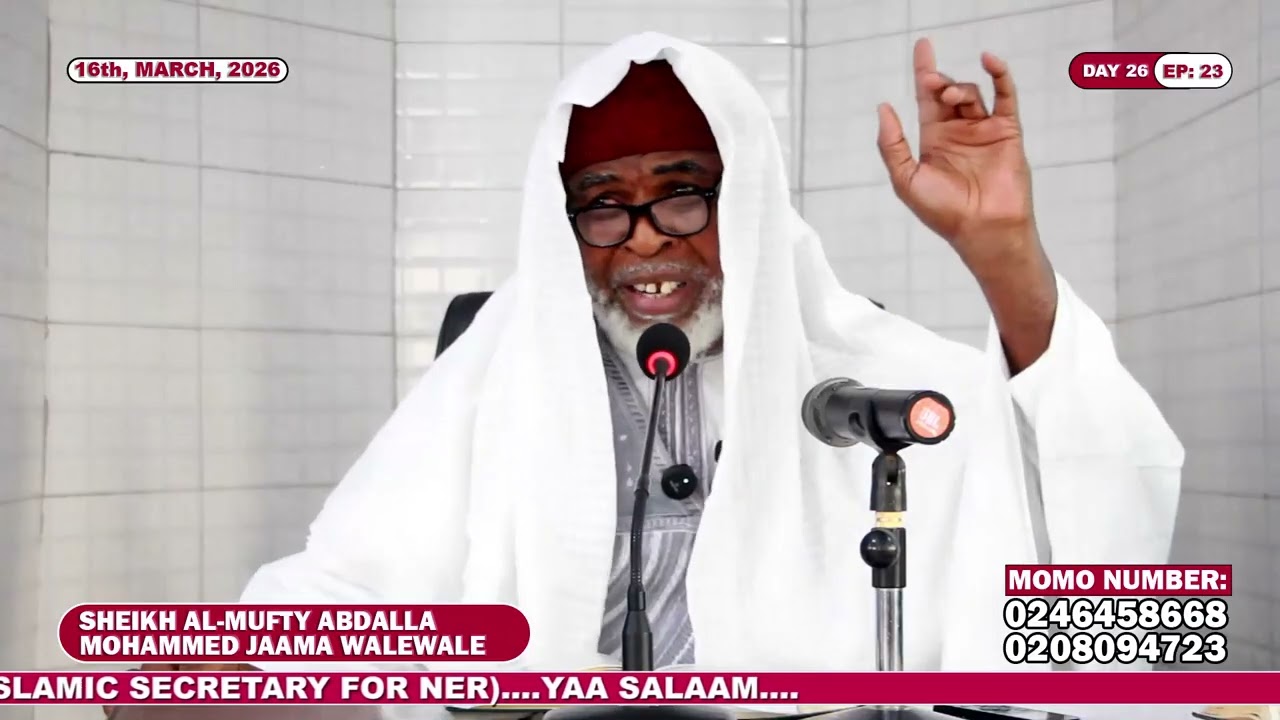 CMYA 2026 TAFSEER BROADCAST ON NTV: SHK. AL-MUFTY A. JAAMA WALEWALE EP23