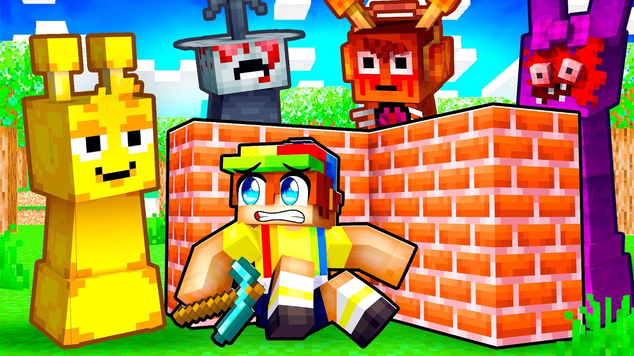 SPRUNKI Build To Survive In Minecraft!